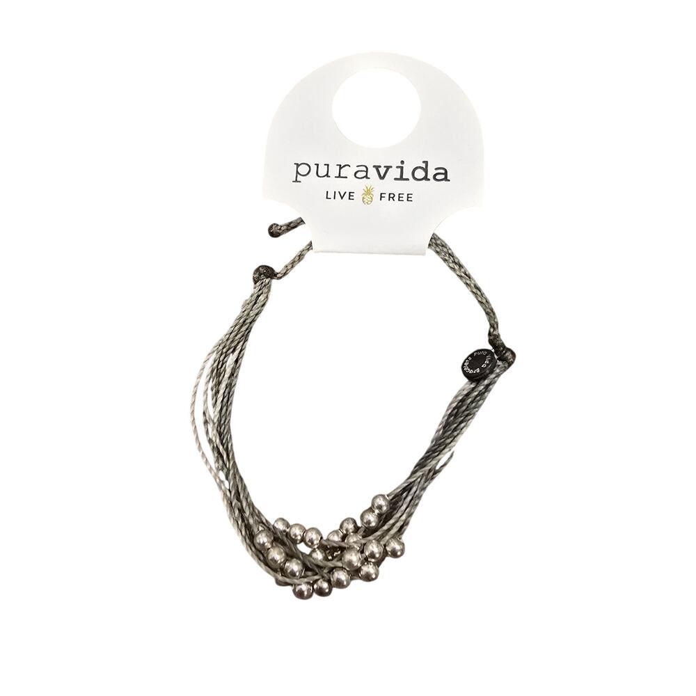 NEW NWT Pura Vida Platinum Bracelet